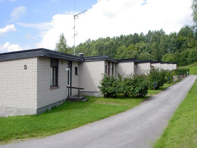 Vy över Ekedalsvägen 3-7